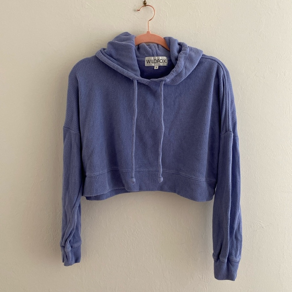 EUC Wildfox cropped sweatshirt size small